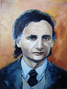 Portretul lui Grigore Vieru realizat de Claudia Mandl