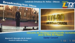 VIDEO – Ottawa – Concert de cântări religioase VIDEO – Ottawa – Concert de cântări religioase