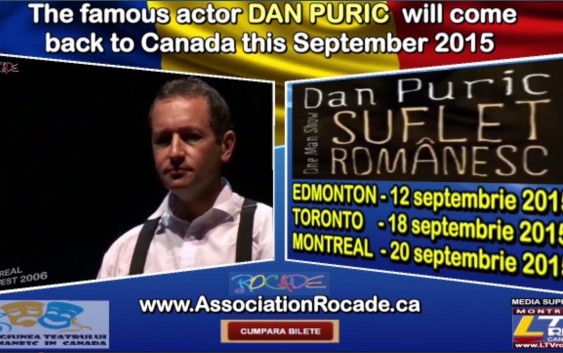 NEWS | Dan PURIC vă invită la teatru – septembrie 2015 NEWS | Dan PURIC vă invită la teatru – septembrie 2015