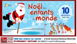 LIVE | Noël des enfants du Monde à l'École Jeunesse Richesse du Montréal LIVE | Noël des enfants du Monde à l'École Jeunesse Richesse du Montréal